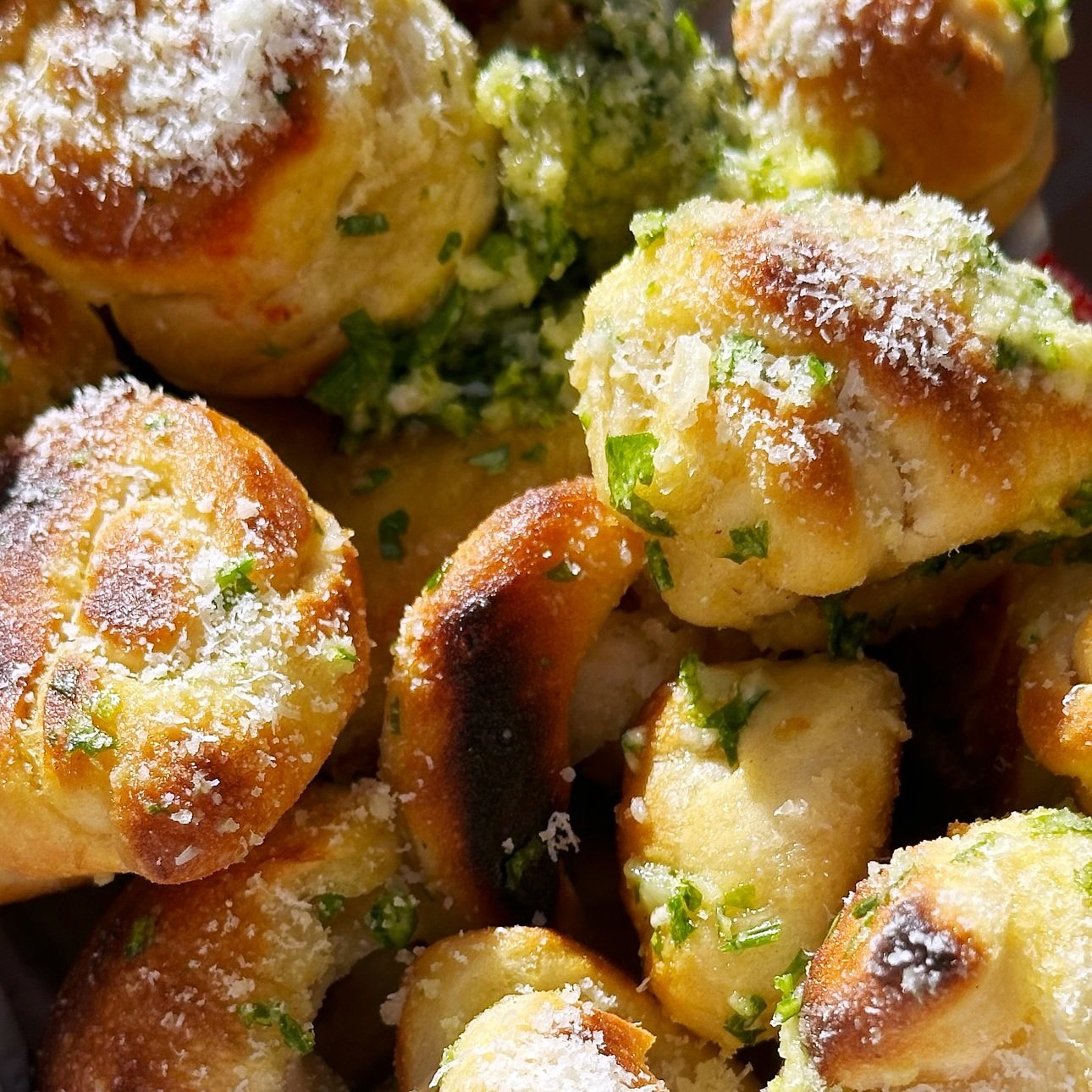 Parmesan knots